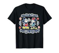 Disney Mickey & Minnie Fiesta Papel Picado Style Mexican Art T-Shirt