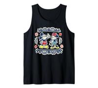 Disney Mickey & Minnie Fiesta Papel Picado Style Mexican Art Tank Top