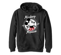 Disney Unisex Kinder Mickey Mouse 28 Hoodie, Schwarz, M