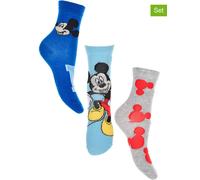 Disney Mickey Mouse 3er-Set: Socken "Mickey" in Bunt - Größe 23-26 | Babysocken Strumpfhosen