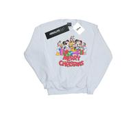 Disney - "Mickey Mouse And Friends Christmas" Sweatshirt für Damen (Weiß) S