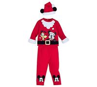 Disney Mickey Mouse and Pluto Santa Suit Set for Baby Size 3-6 MO Multi