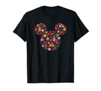 Disney Mickey Mouse August Birth Month Birthstone & Flowers T-Shirt