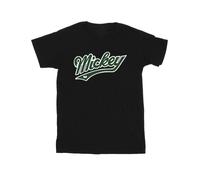 Disney - "Mickey Mouse Bold" T-Shirt für Mädchen (Schwarz) 12-13A / 152-158cm