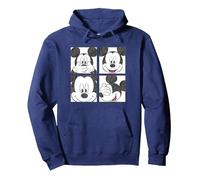 Disney Mickey Mouse Box Faces Pullover Hoodie, Unisex für Erwachsene, Marineblau, XXL