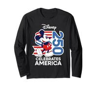 Disney Mickey Mouse Celebrates America 250 4th of July USA Langarmshirt