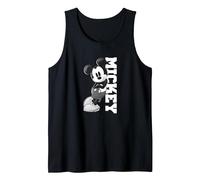 Disney Mickey Mouse Classic Lean On White Text Tank Top, Herren, Schwarz, XL