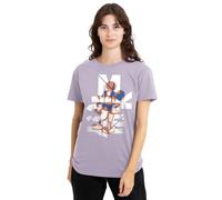 Disney Mickey Mouse Color Fill Damen T-Shirt, Lavendel, XL