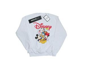 Disney - "Mickey Mouse Crew" Sweatshirt für Herren (Weiß) 2XL