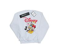 Disney - "Mickey Mouse Crew" Sweatshirt für Herren (Weiß) XL
