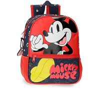 Disney Mickey Mouse Fashion Vorschulrucksack, anpassbar, 23 x 28 x 10 cm, Mikrofaser, 6,44 l, bunt, Vorschulrucksack, anpassbar an den Trolley