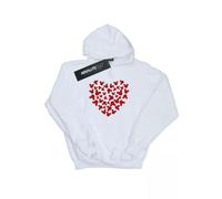 Disney - "Mickey Mouse Heart Silhouette" Kapuzenpullover für Mädchen (Weiß) 12-13A / 152-158cm