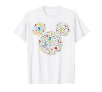 Disney Mickey Mouse Icon First 100 Days of School 100th Day T-Shirt