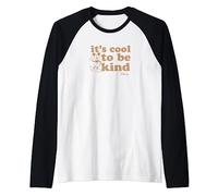 Disney Mickey Mouse It's Cool To Be Kind Brown Raglan