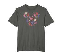 Disney Mickey Mouse July Birth Month Birthstone & Flowers T-Shirt
