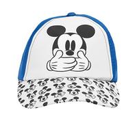 Disney Mickey Mouse Kappe für Kinder Cap Basecap Baseballkappe verstellbar (as3, Numeric, Numeric_54, 54 cm)