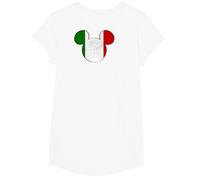 Disney Mickey Mouse Logo Italy Flag Fill T-Shirt