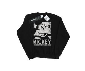 Disney - "Mickey Mouse Most Famous" Sweatshirt für Damen (Schwarz) XL
