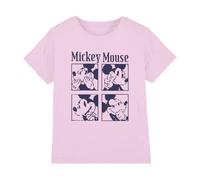 Disney Mickey Mouse Pixelated Kinder T-Shirt, Pink, 12-13 J