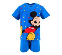 Disney Mickey Mouse Pyjama "Mickey" in Blau - Größe 128 | Kinder Waesche
