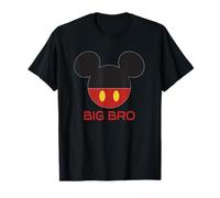 Disney Mickey Mouse Red Shorts Icon Big Bro Brother Family T-Shirt