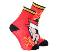 Disney Mickey Mouse Socken "Mickey" in Rot - Größe 23-26 | Kinder Socken Strumpfhosen
