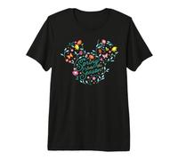 Disney Mickey Mouse Spring Into The Season Flower Icon Premium T-Shirt