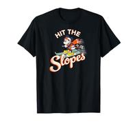 Disney Mickey Mouse Winter Sports Skiing Ski Hit the Slopes T-Shirt
