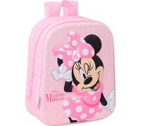 Disney Mickey oder Minnie Mouse 3D-Kindergartenrucksack - Vorschulrucksack mit Relief für Jungen und Mädchen - Kindergartenrucksack mit lustigem und o