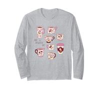 Disney Mickey & Pals Valentine's Coffee Have a Brewtiful Day Langarmshirt
