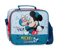 Disney Mickey Road Trip Anpassbarer Kulturbeutel mit blauem Schulterriemen 23x20x9 cm Polyester
