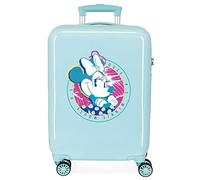 Disney Mickey That´S Easy Kabinentasche, grün, 38 x 55 x 20 cm, starr, ABS, seitlicher Zahlenkombinationsverschluss 34 l, 2,5 kg, 4 doppelte Räder, Handgepäck.