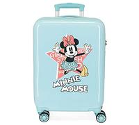 Disney Mickey That´S Easy Kabinentasche, grün, 38 x 55 x 20 cm, starr, ABS, seitlicher Zahlenkombinationsverschluss 34 l, 2,5 kg, 4 doppelte Räder, Handgepäck.
