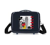 Disney Mickey und Minnie bereisen die Welt, Italien, blau, anpassungsfähiger Kulturbeutel, 29 x 21 x 15 cm, starres ABS, 9,14 l, 0,8 kg