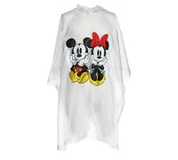 Disney Mickey und Minnie Mouse Regenponcho (as1, alpha, one_size, regular, regular, Love Never Folds), Transparent