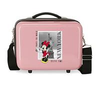 Disney Mickey und Minnie Travel the World New York Nude, anpassungsfähiger Kulturbeutel, 29 x 21 x 15 cm, starres ABS, 9,14 l, 0,8 kg