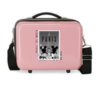 Disney Mickey und Minnie Travel the World Paris Nude, anpassungsfähiger Kulturbeutel, 29 x 21 x 15 cm, starres ABS, 9,14 l, 0,8 kg