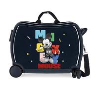 Joumma Bags Unisex für Kinder. 4479824 Kinderkoffer 2 multidirektionale Räder Mickey's Party navy -38x50x20cm (OSFA), Blau, Lässig, ABS/Poly