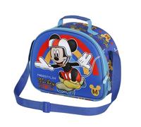 Disney Micky Maus Freestyle-3D Frühstückstasche, Blau, 25,5 x 20 cm