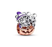 Pandora Schmuck 782816C01 Charm Disney Micky & Minnie Maus Halloween Kürbis