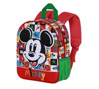 Disney Micky Maus Mood-Elite 3D Rucksack, Mehrfarbig, 25 x 30 cm, Kapazität 7 L