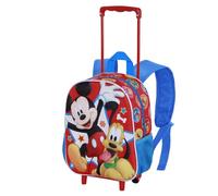 Disney Micky Maus Star-Kleiner 3D Rucksack mit Rädern, Mehrfarbig, 26 x 34 cm, Kapazität 7 L