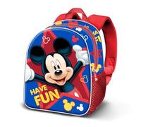 Disney Micky Maus Stars-Elite 3D Rucksack, Blau, 25 x 30 cm, Kapazität 7 L