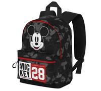 Disney Micky Maus Year-Kleiner FAN HS Rucksack, Schwarz, 25 x 35 cm, Kapazität 12 L