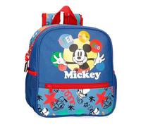 Joumma Disney Micky Peek a Boo Kindergartenrucksack, Blau, 21 x 25 x 10 cm, Polyester, 5,25 l, blau, Kindergarten-Rucksack