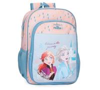 Disney Joumma Bags, Frozen Believe in The Journey, Kinderrucksack, Schulrucksack, aus Polyester, breite und verstellbare Träger, mehrere Taschen und Fächer., blau, Rucksack Größe 40