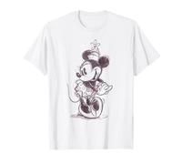 Disney Micky und seine Freunde, Minnie Maus, Skizzenporträt T-Shirt