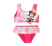 Disney Girl's Minnie-Badeanzug Swim Shirt Set, Rosa, 6 Jahre