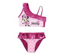 Disney Girl's Minnie-Badeanzug. Swim Shirt Set, Rot, 6 Jahre