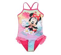 Disney Minnie-Badeanzug, lustiges und farbenfrohes Design, perfekt für den Sommer, Wasseraktivitäten für Kinder, Rosa, 8 Jahre